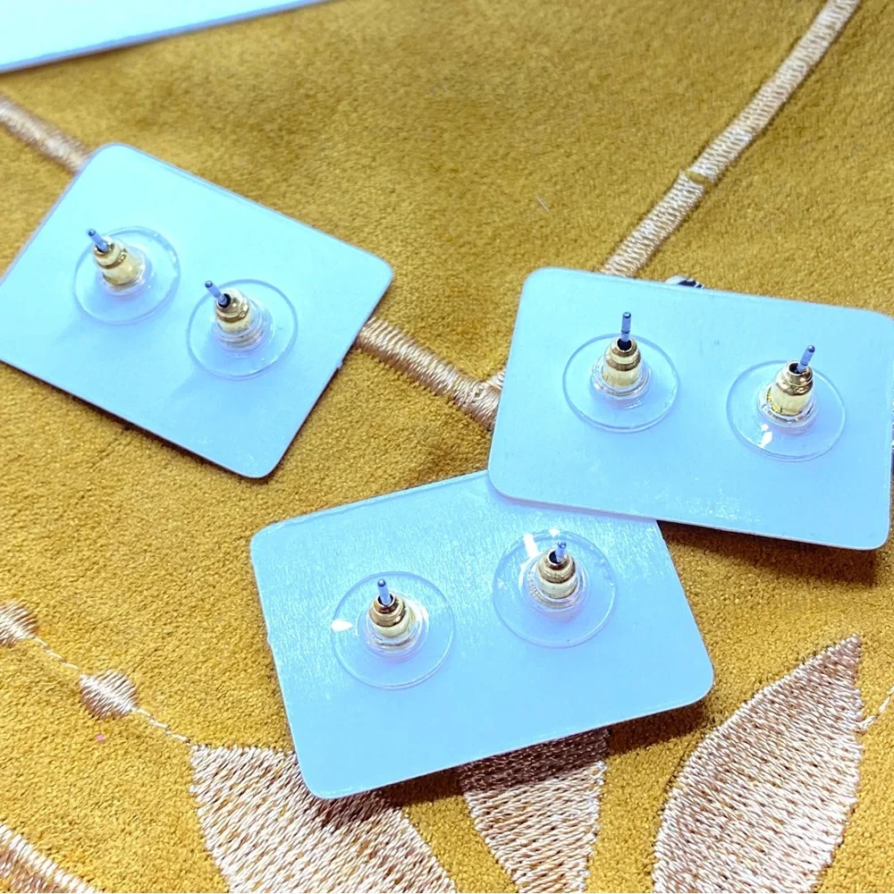 Christmas Holiday Post Earrings Bundle of 3 Pairs